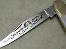 Parker Cut Co Saturday Night Special Pearl Texas Toothpick Knife in Box