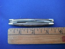 Colt 3 Bladed Stockman Folding Pocket Knife Wood Handled.  NOS  Knife No Box.