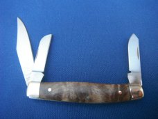 Colt 3 Bladed Stockman Folding Pocket Knife Wood Handled.  NOS  Knife No Box.