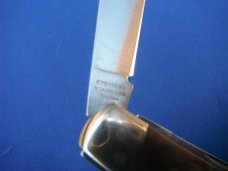 Colt 3 Bladed Stockman Folding Pocket Knife Wood Handled.  NOS  Knife No Box.