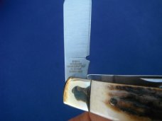 Colt 3 Bladed Stockman Folding Pocket Knife Stag Handled.  NOS/NIB Knife 