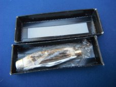 Colt 3 Bladed Stockman Folding Pocket Knife Stag Handled.  NOS/NIB Knife 