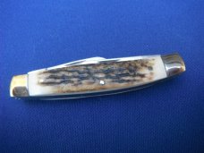 Colt 3 Bladed Stockman Folding Pocket Knife Stag Handled.  NOS/NIB Knife 