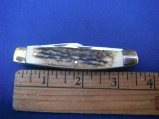 Colt 3 Bladed Stockman Folding Pocket Knife Stag Handled.  NOS/NIB Knife 