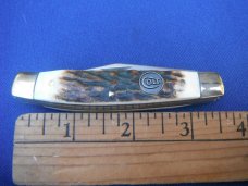 Colt 3 Bladed Stockman Folding Pocket Knife Stag Handled.  NOS/NIB Knife 