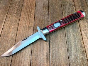 A.G. Russell Made by Queen Swing Guard Cheetah Red and Black Winterbottom Bone