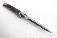 NEW 11" FRANK BELTRAME GENUINE EUROPEAN STAG ITALIAN STILETTO KRISS BLADE