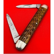 Vintage WALLKILL RIVER WORKS WALDEN N.Y. Equal End Senator Pen Pocket Knife c.1920-1931 Jigged Bone Vintage WALLKILL RIVER WORKS WALDEN N.Y. Equal End Senator Pen Pocket Knife c.1920-1931 Jigged Bone