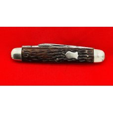 Vintage WALLKILL RIVER WORKS WALDEN N.Y. Equal End Senator Pen Pocket Knife c.1920-1931 Jigged Bone Vintage WALLKILL RIVER WORKS WALDEN N.Y. Equal End Senator Pen Pocket Knife c.1920-1931 Jigged Bone