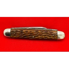 Vintage WALLKILL RIVER WORKS WALDEN N.Y. Equal End Senator Pen Pocket Knife c.1920-1931 Jigged Bone Vintage WALLKILL RIVER WORKS WALDEN N.Y. Equal End Senator Pen Pocket Knife c.1920-1931 Jigged Bone