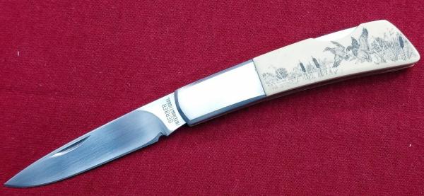 Gerber Silver Knight -Scrimshaw Gerber Silver Knight -Scrimshaw