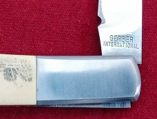 Gerber Silver Knight -Scrimshaw Gerber Silver Knight -Scrimshaw