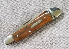 Ohta Mammoth Ivory Serpentine Wharncliff Jack..3 5/8"..Cpm154..Fluted Integral Bolsters & end caps Ohta Mammoth Ivory Serpentine Wharncliff Jack..3 5/8"..Cpm154..Fluted Integral Bolsters & end caps