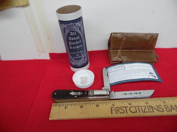 2021 AAPK CLUB KNIFE IN TUBE ONE OF ONLY 107 BARLOW KNIVES BY GREAT EASTERN CUTLERY 2021 AAPK CLUB KNIFE IN TUBE ONE OF ONLY 107 BARLOW KNIVES BY GREAT EASTERN CUTLERY