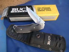 BUCK USA Alpha Hunter Pocket Knife 279. Discontinued. With Box, Papers & Sheath. MADE IN USA!!! BUCK USA Alpha Hunter Pocket Knife 279. Discontinued. With Box, Papers & Sheath. MADE IN USA!!!