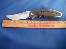USA Buck 415 Kalinga Black Soft Grip Handle Folding knife Discontinued With Box, Papers MADE IN USA USA Buck 415 Kalinga Black Soft Grip Handle Folding knife Discontinued With Box, Papers MADE IN USA