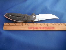 USA Buck 415 Kalinga Black Soft Grip Handle Folding knife Discontinued With Box, Papers MADE IN USA USA Buck 415 Kalinga Black Soft Grip Handle Folding knife Discontinued With Box, Papers MADE IN USA