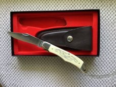 Schrade USA Scrimshaw Folding Hunter SC 508 Schrade USA Scrimshaw Folding Hunter SC 508
