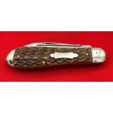 Vintage Rare GEBR ROEGER (Roeger Brothers) SOLINGEN Teardrop Harness Jack Pocket Knife Bone Vintage Rare GEBR ROEGER (Roeger Brothers) SOLINGEN Teardrop Harness Jack Pocket Knife Bone