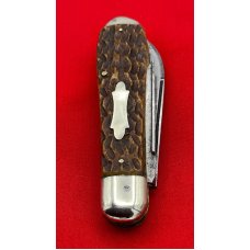 Vintage Rare GEBR ROEGER (Roeger Brothers) SOLINGEN Teardrop Harness Jack Pocket Knife Bone Vintage Rare GEBR ROEGER (Roeger Brothers) SOLINGEN Teardrop Harness Jack Pocket Knife Bone