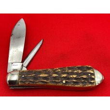 Vintage Rare GEBR ROEGER (Roeger Brothers) SOLINGEN Teardrop Harness Jack Pocket Knife Bone Vintage Rare GEBR ROEGER (Roeger Brothers) SOLINGEN Teardrop Harness Jack Pocket Knife Bone