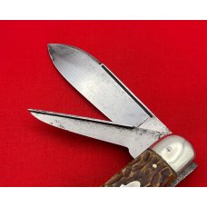 Vintage Rare GEBR ROEGER (Roeger Brothers) SOLINGEN Teardrop Harness Jack Pocket Knife Bone Vintage Rare GEBR ROEGER (Roeger Brothers) SOLINGEN Teardrop Harness Jack Pocket Knife Bone
