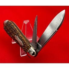 Vintage Rare GEBR ROEGER (Roeger Brothers) SOLINGEN Teardrop Harness Jack Pocket Knife Bone Vintage Rare GEBR ROEGER (Roeger Brothers) SOLINGEN Teardrop Harness Jack Pocket Knife Bone