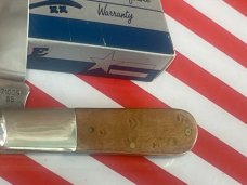 Case xx 1992 Single Blade Barlow Knife w/ Pretty Maple Wood Handles -NOS and A Beauty! Case xx 1992 Single Blade Barlow Knife w/ Pretty Maple Wood Handles -NOS and A Beauty!