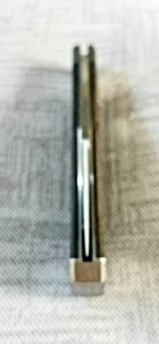 Keith Johnson Arkansas Hunter Lockback with cpm154 and OD Canvas Micarta at 4.5"..Integral & ringed Keith Johnson Arkansas Hunter Lockback with cpm154 and OD Canvas Micarta at 4.5"..Integral & ringed