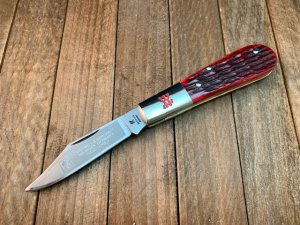 Henckels Made By Boker 1 Blade Barlow Red Rope Jigged Bone