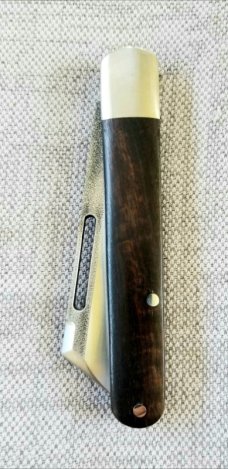 K'roo Custom Sheepsfoot Sleeveboard.3.75" N690..brut de force look...Zebrawood Scales..Scagel cut K'roo Custom Sheepsfoot Sleeveboard.3.75" N690..brut de force look...Zebrawood Scales..Scagel cut