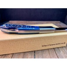 Moki Kronos ANZ-533 Exclusive Sharpnshinyknives (SSk) Lapis Blue Aberdeen Jigged Bone Moki Kronos ANZ-533 Exclusive Sharpnshinyknives (SSk) Lapis Blue Aberdeen Jigged Bone