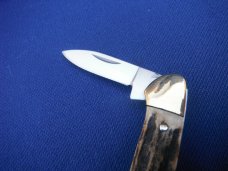 Colt Pocket Knife CT0121 Stag Canoe - Stag Handled.  NEW! NOS/NIB Knife 