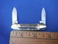 Colt Pocket Knife CT0121 Stag Canoe - Stag Handled.  NEW! NOS/NIB Knife 