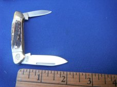 Colt Pocket Knife CT0121 Stag Canoe - Stag Handled.  NEW! NOS/NIB Knife 