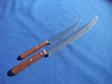 Case XX Lot of 2 Vintage Stainless Carving, Slicing, Utility, Kitchen Knives ALL Great USA Case XX! Case XX Lot of 2 Vintage Stainless Carving, Slicing, Utility, Kitchen Knives ALL Great USA Case XX!