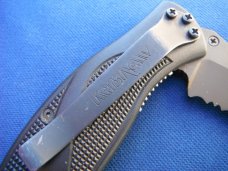 Early Production Kershaw USA 1550ST BLACKOUT KEN ONION DESIGN FOLDING POCKET KNIFE MADE IN THE USA!! Early Production Kershaw USA 1550ST BLACKOUT KEN ONION DESIGN FOLDING POCKET KNIFE MADE IN THE USA!!