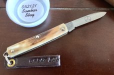 Great Eastern Cutlery #052121 Keychain Knife, Stag Handle, New (GEC 05) Great Eastern Cutlery #052121 Keychain Knife, Stag Handle, New (GEC 05)