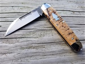 NORTHWOODS FREMONT JACK MAMMOTH IVORY HANDLES W COIN AND SLIP NIP