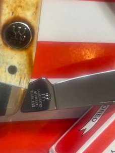 Vintage J A Henckels 3 Blade Whittler (HK-7-S) Pocket Knife w/ Great Stag Handles! -NOS Vintage J A Henckels 3 Blade Whittler (HK-7-S) Pocket Knife w/ Great Stag Handles! -NOS