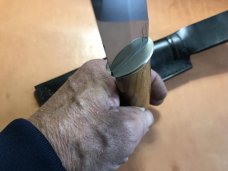 Bois d’ Arc fixed blade, 52100 steel, USA maker, w/sheath Bois d’ Arc fixed blade, 52100 steel, USA maker, w/sheath