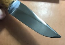 Bois d’ Arc fixed blade, 52100 steel, USA maker, w/sheath Bois d’ Arc fixed blade, 52100 steel, USA maker, w/sheath
