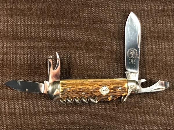 Boker Sports Messer/ Camp Knife circa 1960s in Stag Horn