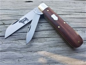 GEC Great Eastern Cutlery #86 Angus Jack 863221 - Ebony Wood Medium Rare KNIFE