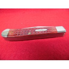 CASE XX 10 DOT 2000 RED JIGGED BONE 4" TRAPPER UNUSED CASE XX 10 DOT 2000 RED JIGGED BONE 4" TRAPPER UNUSED