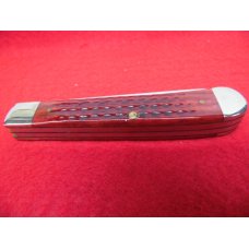 CASE XX 10 DOT 2000 RED JIGGED BONE 4" TRAPPER UNUSED CASE XX 10 DOT 2000 RED JIGGED BONE 4" TRAPPER UNUSED
