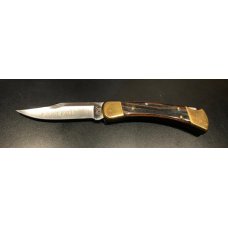 Vintage 2005 Buck U.S.A. 110 "First Production Run" Folding Hunter Knife + Sheath Vintage 2005 Buck U.S.A. 110 "First Production Run" Folding Hunter Knife + Sheath