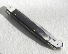  NEW 2021 ITALIAN AGA CAMPOLIN 12" SICILIANO BRAZILIAN HORN 4 MILLIMETER BLADE NICKEL SILVER BOLSTES