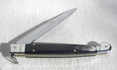  NEW 2021 ITALIAN AGA CAMPOLIN 12" SICILIANO BRAZILIAN HORN 4 MILLIMETER BLADE NICKEL SILVER BOLSTES
