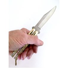 Vintage Frost Brass Balisong Japan Vintage Frost Brass Balisong Japan